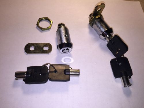 10 Tubular Cam Lock Key alike 1 1/8&#034;(L)