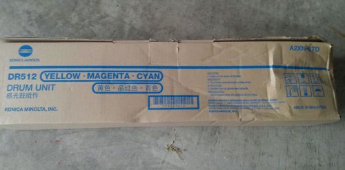 A2XN-0TD, DR-512 YMC COLOR DRUM UNIT FOR KONICA BIZHUB C554,454,364,284,224 NIB