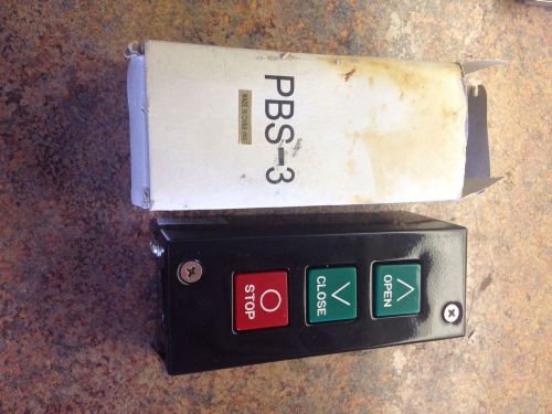 Commercial garage door opener pbs-3 three button station / mmtc for sale