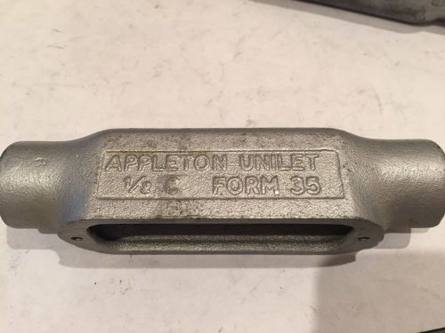 APPLETON UNILET 1/2 C FORM 35 CONDULET LOT OF 4