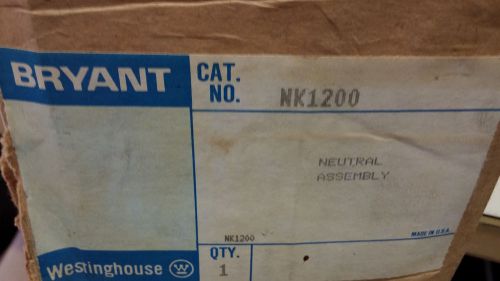 BRYANT NK1200 NEW IN BOX NEUTRAL ASSEMBLY SEE PICS #A43