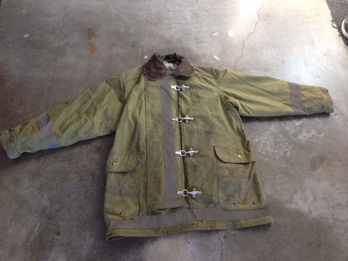 Rare Vintage Los Angeles County Fire-Fighter Fireman Jacket Bunker Turn-Out Gear