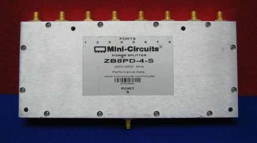 Mini-circuits power splitter zb8pd-4-s 2000-4200 mhz for sale