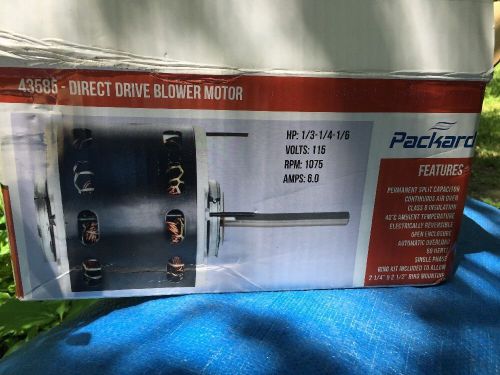 Packard Direct Drive Blower Motor 43585