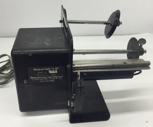 Dispensa-Matic U-60 Label Dispenser-Semi Automatic-Physical Detector