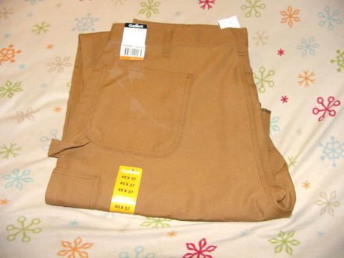 New CARHARTT Pants Jeans 40 x 37 Dungaree Fit Single Knee 100% FR Cotton Mexico