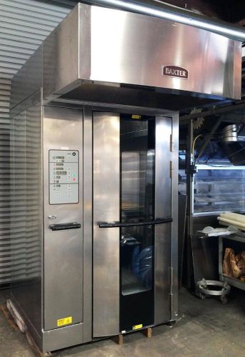 Baxter ov500g1 rotating single rack gas oven (manufactured in 2010!) for sale