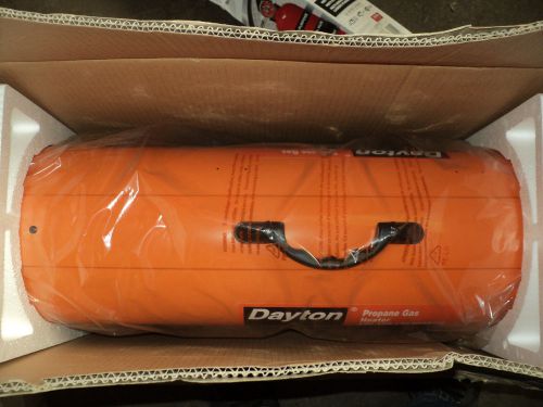 Dayton 3ve58 portable gas heater, lp, 120000/150000btuh for sale