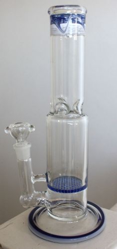 Straight water bong pipe 13 inches tall