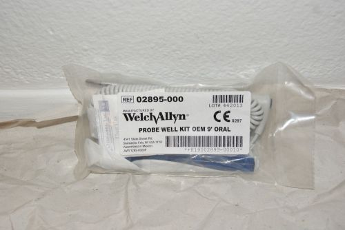 WELCH ALLYN 02895-000 PROBE WELL KIT WITH 9&#039; ORAL PROBE--NEW