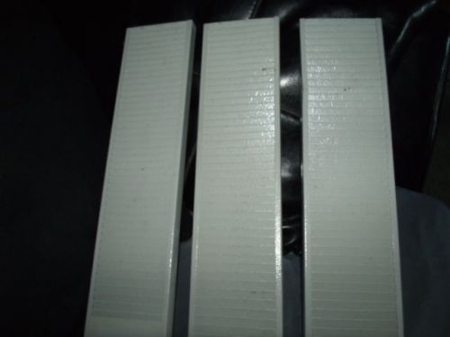 Good Buddy Products 40 Slot Metal Time Recorder Clock Card Rack Holder Lot Of 3
