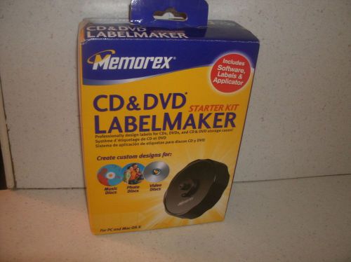 MEMOREX CD &amp; DVD LABEL MAKER STARTER KIT