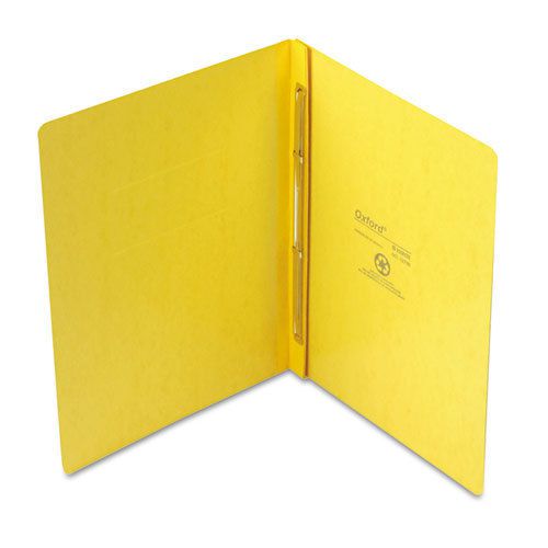 Pressguard report cover, prong clip, letter, 3&#034; capacity, yellow for sale