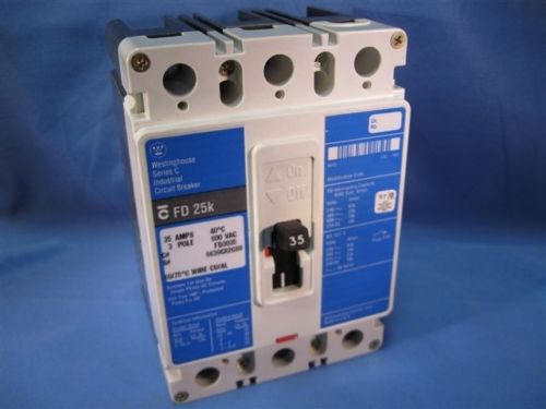 Westinghouse (fd3035) 35 amp 25k circuit breaker, new surplus for sale