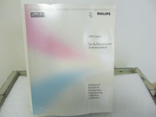 Fluke (philips) test &amp; measurement instrumentation catalog....1988 for sale