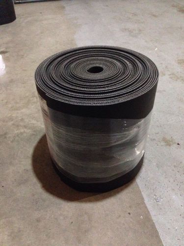 18&#034;x 85&#039; Black PVC 150 Rubber Rough Grip Top Incline Conveyor Belt