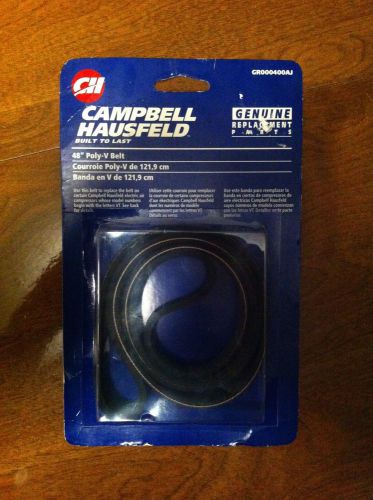 Campbell hausfeld 48&#034; poly-v air compressor belt bt0054 (model gr000400aj) nib for sale