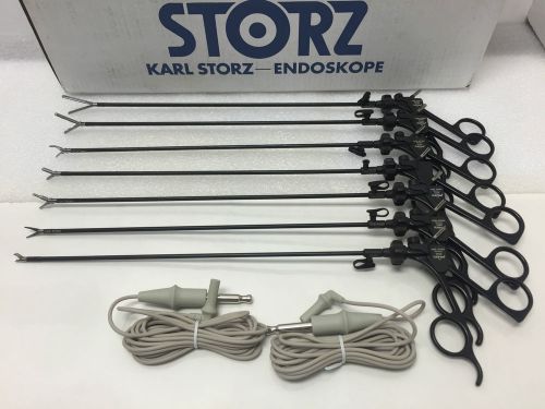 9pcs Set- Storz CLICKLINE® 5mm Rotating laparoscopic Instruments electrosurgical