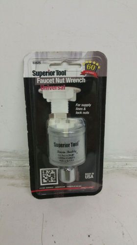 SUPERIOR TOOL 03825 UNIVERSAL FAUCET NUT WRENCH ***NIB***