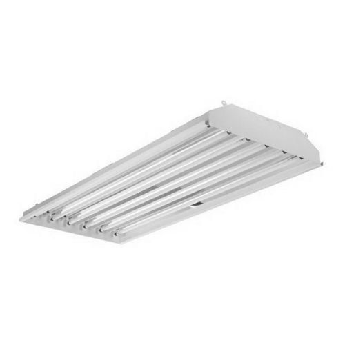 6 light t5 cool beam fluorescent suspended mount white, lamps included for sale