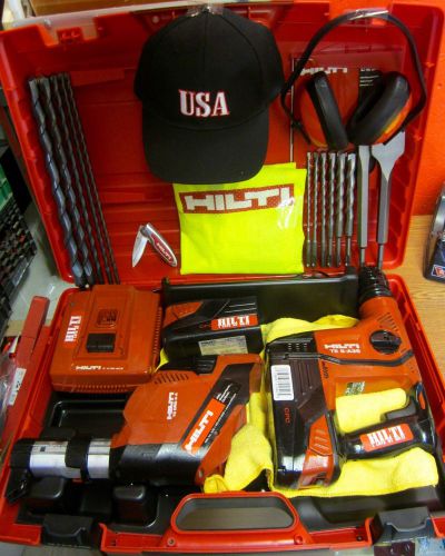 HILTI TE 6-A DRILL &amp; TE DRS-6-A/ EXCELLENT/FREE BITS &amp; CHISELS/DURABLE/FAST SHIP