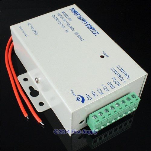 Door access control power supply dc 12v 3a /ac 110~240v brand new for sale