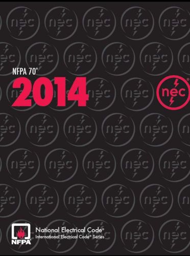 NFPA 70 NEC National Electrical Code Softbound, 2014 Edition and tabs