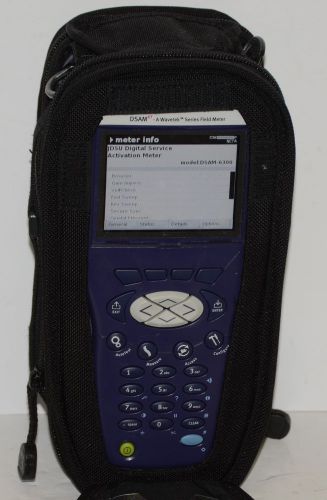 JDSU DSAM-6300 XT Field Meter Digital Service Meter W/Options Docsis 3.0