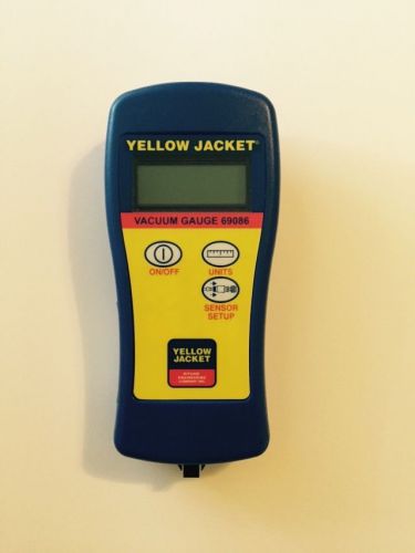 Yellow jacket 69086 hand-held vacuum gauge with fabric carry pouch for sale