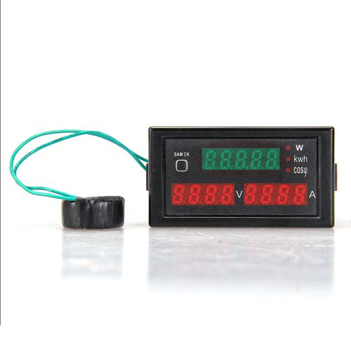 AC/AC Digital Energy Electricity Watt Voltage Current Meter Voltmeter Ammeter