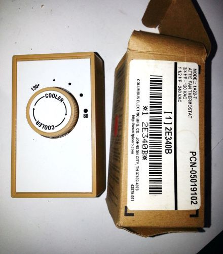1A22-7 Attic Fan Thermostat Columbus Electric Mfg. Co.  New in Box