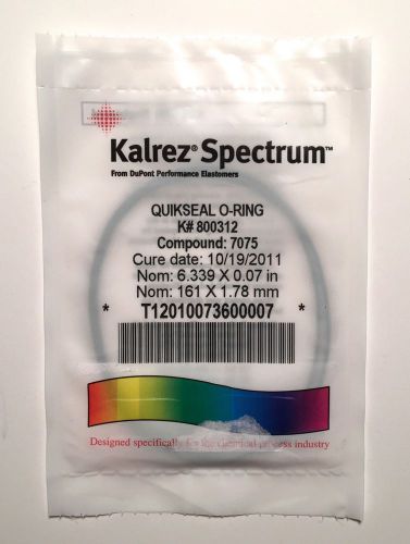 Kalrez spectrum quickseal o-ring k#800312 compound:7075 for sale