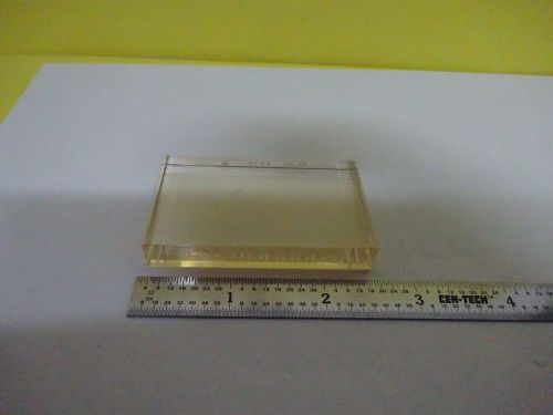 OPTICAL ZERODUR BLOCK VERY NICE LASER OPTICS AS IS BIN#W7-07