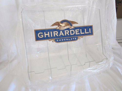 Ghiradelli 4 Way Chocolate Display Case. new and wrapped in plastic