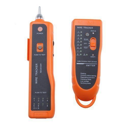 Telephone Cable Tester Toner Wire Tracker Network LAN Ethernet Electrical System