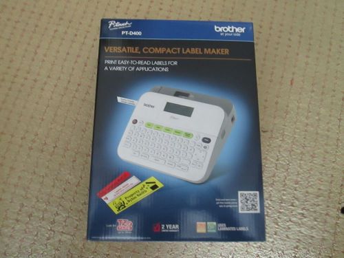 Brand New BROTHER P-touch PT-D400 Versatile Compact Label Maker