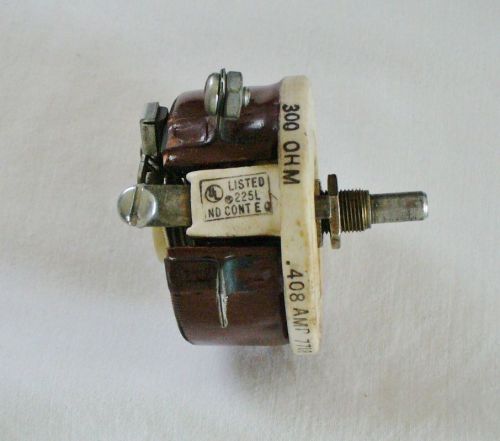 Memcor Type R50 Rheostat 300-Volt 300 Ohm .408-Amp Potentiometer