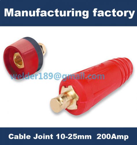 Special offer Welding Cable Connector 200A Welding Panel Male Connector Female