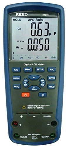 Reed R5001 LCR Meter, 20 MicroHenry to 2000 Henry Range, 0.001 MicroHenry