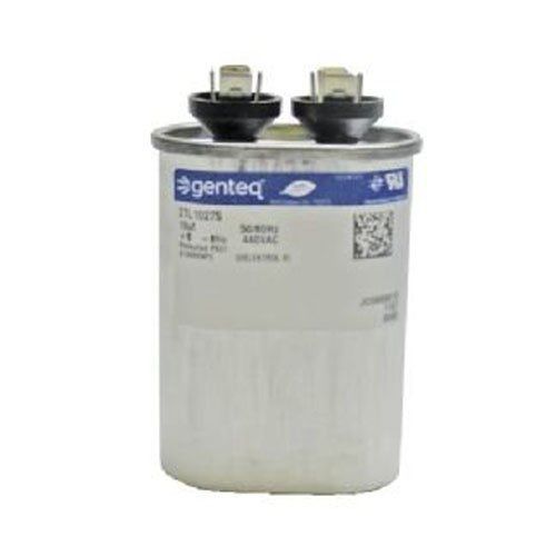 Fast shipping! ge genteq capacitor oval 7.5 uf mfd 370 volt 27l566, for sale
