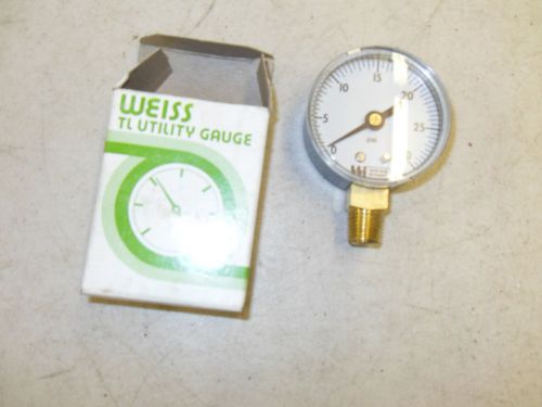 NIB WEISS TL UTILITY GUAGE 0-30PSI