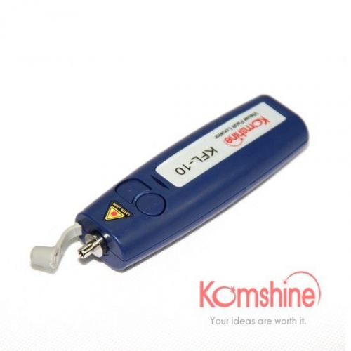 Komshine kfl-10 handheld visual fault locator/fiber break checker for 20mw/15km for sale