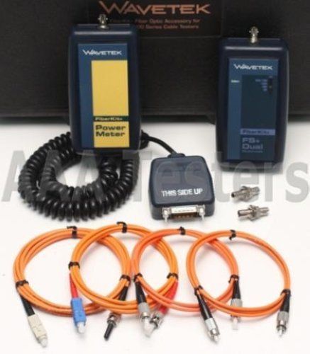 Ideal Wavetek Fiber Optic FIBERKIT+MM 4 LT8155 &amp; LT8600 Cable Tester