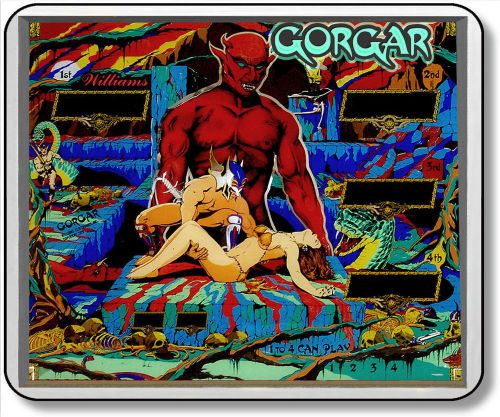 Williams Back Glass of Gorgar Mouse Pad Mats Mousepad Offer 3