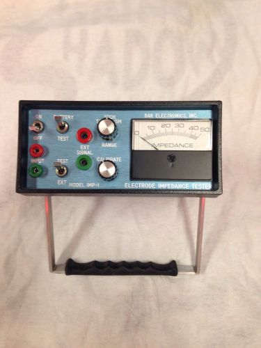 BAK Electronics Impedance Tester Model IMP-1. Used Working Condition.