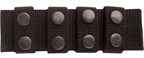 TRU-SPEC 4109000 Black Ballistic Nylon Duty Belt Keepers Pack of 4