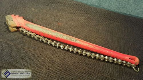 Ridgid C 24 Chain Wrench Overall Length 24&#034; Pipe Capacity 3&#034; to 5&#034;      84244
