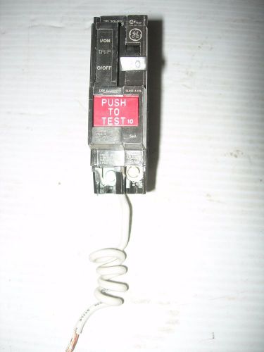 Ge thqb 1120 gfci 20 amp single pole circuit breaker for sale