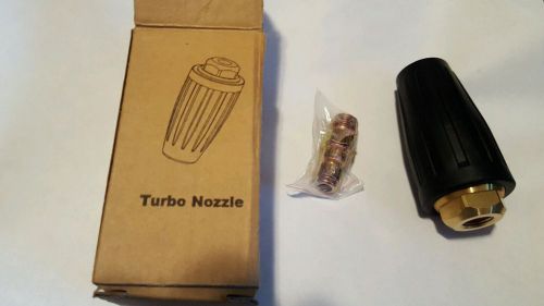 Turbo Nozzle 3000 psi, Size 2.5, 1/4&#034; with quick connect/disconnect-Color Black