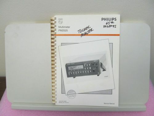 PHILIPS PM2525 DIGITAL MULTIMETER SERVICE MANUAL/SCHEMATIC, PARTS/BOARD LAYOUTS